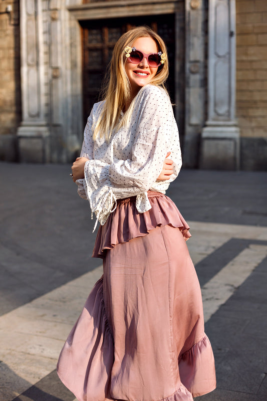 Der Peplum Stil erlebt ein Comeback