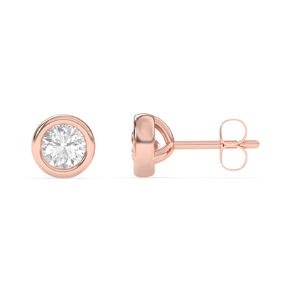 Felix Amar Ohrstecker 750er Gold 1 Karat VVS1