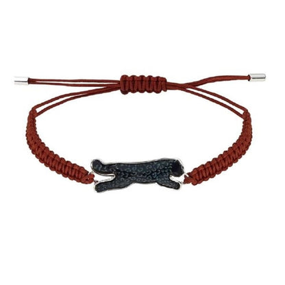 Swarovski Damen Armband by Fiona Endangered Animals Puma, Schwarz, Rot Rhodiniert 5352869