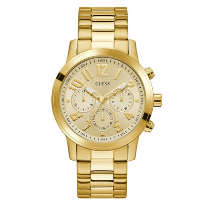Guess Multi-Funktions-Analoguhr Herren Mens Gold Tone Analog Watch (Parker watch) GW1006G2