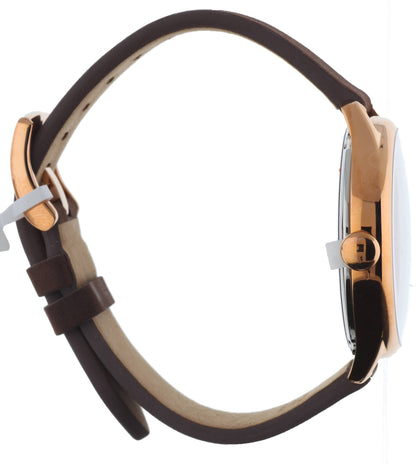 Ice‑Watch Damen Armbanduhr Ice Time Medium Braun/Roségoldfarben 013054