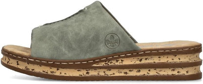 Rieker Pantolette Damen Grün