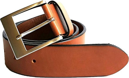 Ledergürtel Basic 4,00 cm Braun