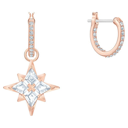 Swarovski SYMBOLICA:PE HOOP STAR CZWH/CRY/ROS  5494337