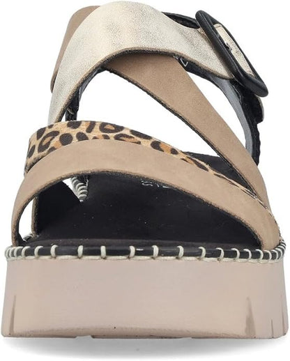 rieker V1063 Plateau Sandalen Kombi