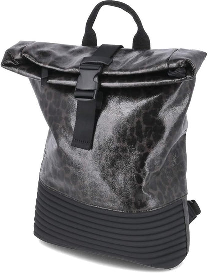 rieker H1426 Cityrucksack Damen Schwarz Grau