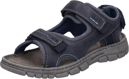 Josef Seibel Sportliche Sandalen Herren Blau