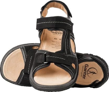 Ganter Sportliche Sandalen Herren Schwarz
