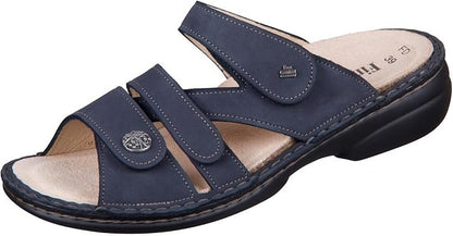 Finn Comfort Pantoletten Damen Marineblau
