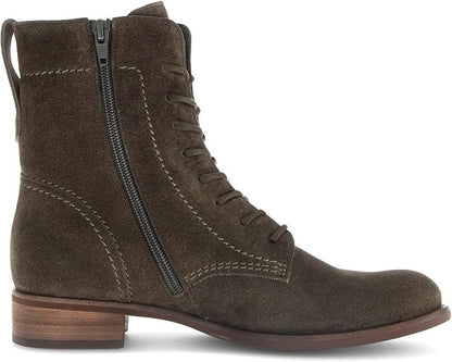 Gabor Schnür-Stiefelette Damen Oliv