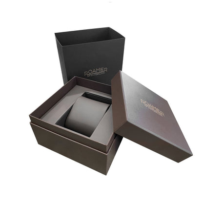 Roamer Herren Armbanduhr Amalfi Gents 42 mm Armband Stainless Steel 852833 48 55 20