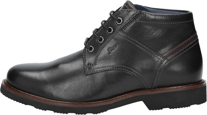 Sioux Schnür-Stiefeletten schwarz