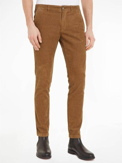 Tommy Hilfiger BLEECKER CHINO CORDUROY GMD, BROWN braun