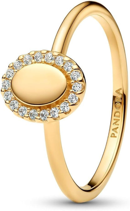 Pandora Damenring Oval Goldfarben 163800C01