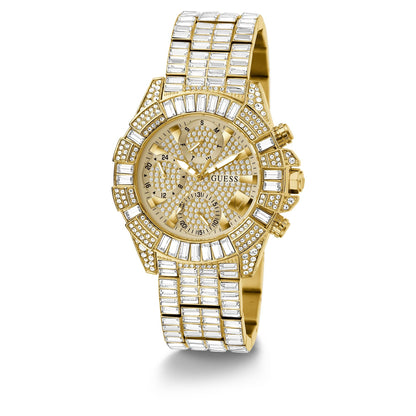 Guess Damen Multifunktionsuhr ICONIC 40th Anniversary Limited Edition Gold GW0812L2