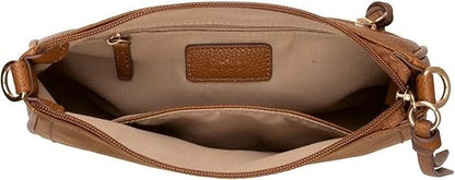 Schultertasche Lemonie Cognac