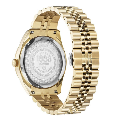 Roamer Herren Armbanduhr Amalfi Gents 42 mm Armband Stainless Steel 852833 48 55 20