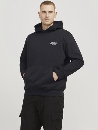 Jack & Jones Jjolive Kaputzenpullover in schwarz