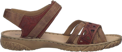 Josef Seibel Riemchen Sandale Damen Rot