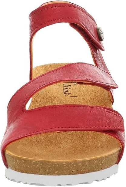 Think Komfort Sandale Damen Rot