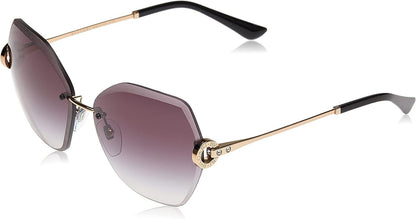 BULGARI Damen 0BV6105B 20148G 62 Sonnenbrille, Gold (Pink Gold/Greygradient)