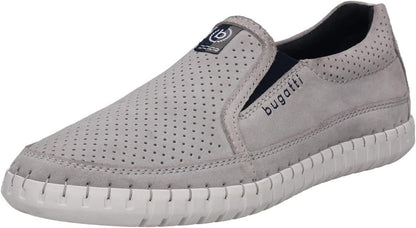 Bugatti Klassische Slipper Herren Hellgrau