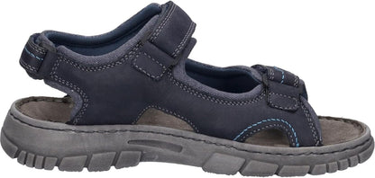 Josef Seibel Sportliche Sandalen Herren Blau