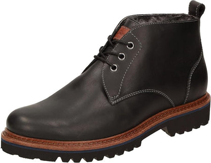 Sioux Adalrik Herren Schnür-Stiefeletten, Schwarz