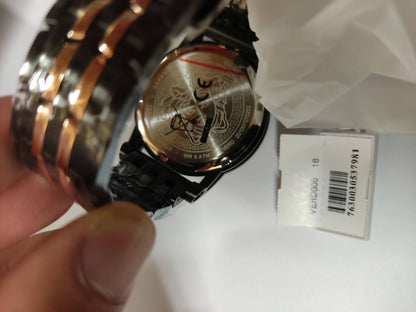 Versace Palazzo Empire Herrenuhr Roségold Schwarz Stahl 43mm VERD00618