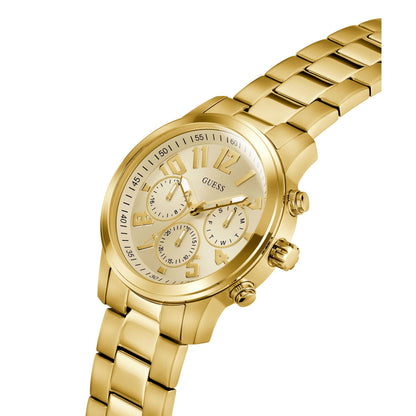 Guess Multi-Funktions-Analoguhr Herren Mens Gold Tone Analog Watch (Parker watch) GW1006G2