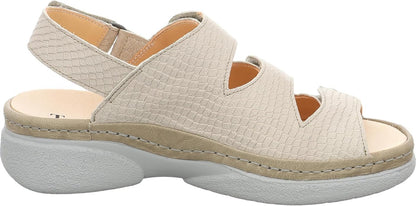Think! Cambio Damen Komfort Sandalen, Pearl