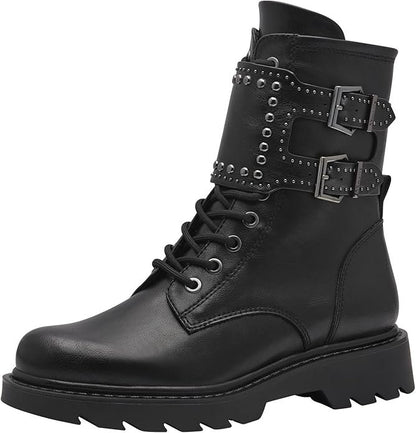 Tamaris Schnür-Stiefeletten Damen Schwarz
