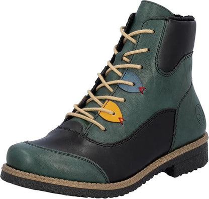 Rieker Schnür-Stiefelette Damen Kombi