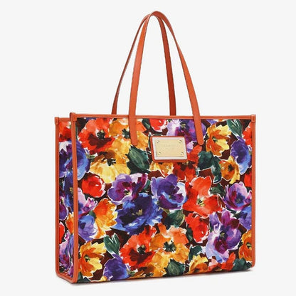 Dolce & Gabbana Large Shopper Damen Blumenmuster Mehrfarbig BB2274 AI354 HM4YE
