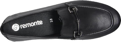 Remonte Klassische Slipper Damen Schwarz