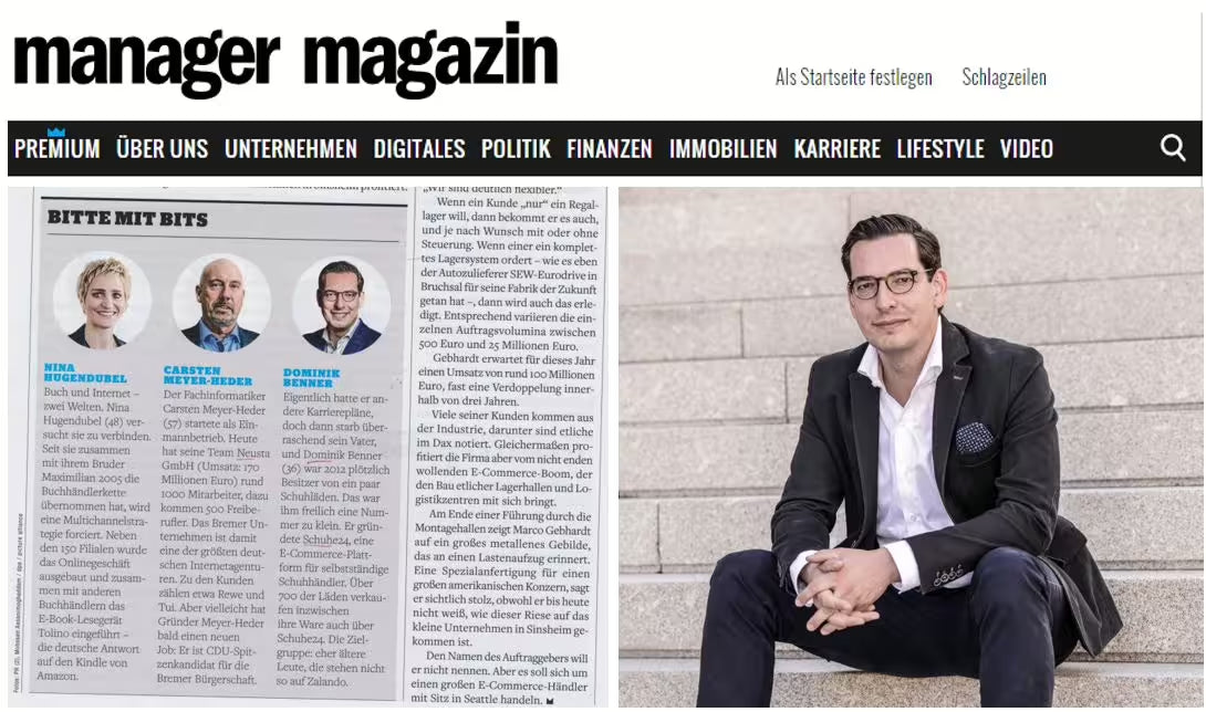 Ausschnitt von manager magazin