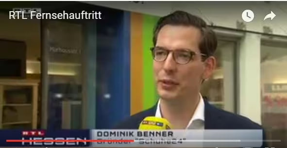 Screenshot aus dem RTL Fernsehauftritt