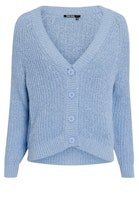 Strickjacke aus weichem Bändchengarn