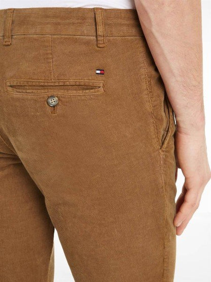 Tommy Hilfiger BLEECKER CHINO CORDUROY GMD, BROWN braun