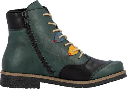 Rieker Schnür-Stiefelette Damen Kombi