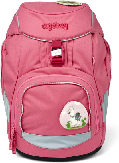 Schulrucksack Set Pack 6tlg. Lamas in Bärjamas Eco Hero Edition Rosa