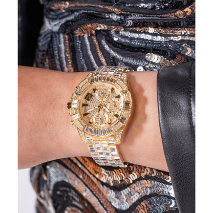 Guess Damen Multifunktionsuhr ICONIC 40th Anniversary Limited Edition Gold GW0812L2