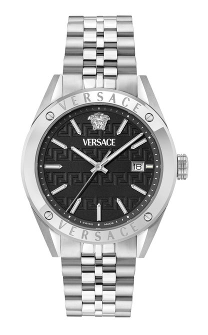 Versace Uhr Herren Athletics Gents 41 mm Schwarz, Silber VEKHA0425