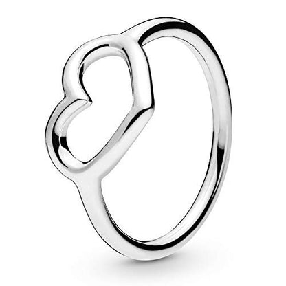 Pandora Damen-Partnerschaftsringe 925 Sterlingsilber mit '- Ringgröße 52 198613C00-52