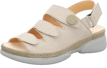 Think! Cambio Damen Komfort Sandalen, Pearl