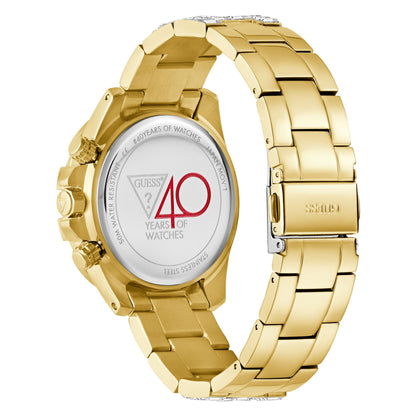 Guess Damen Multifunktionsuhr ICONIC 40th Anniversary Limited Edition Gold GW0812L2