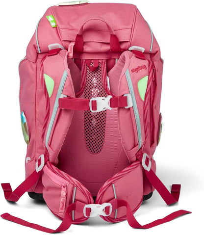Schulrucksack Set Pack 6tlg. Lamas in Bärjamas Eco Hero Edition Rosa