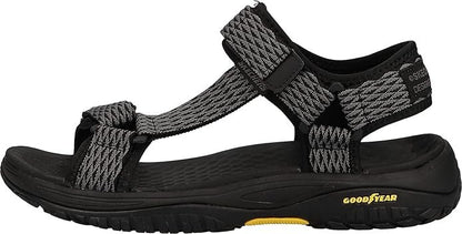 Skechers Outdoorsandalen Herren Schwarz