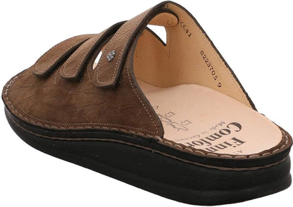 Finn Comfort Korfu Damen Komfort Sandalen, Braun Tabak