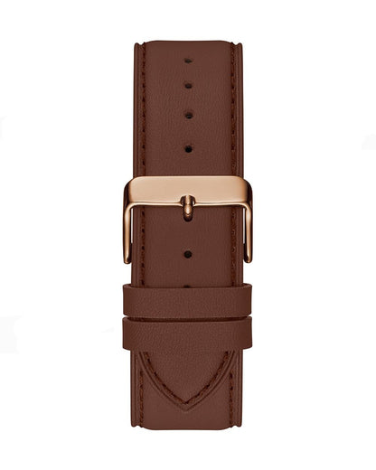 Guess Herren Armbanduhr Umweltfreundlich Connoisseur braun, rosegold 42 mm GW0353G2
